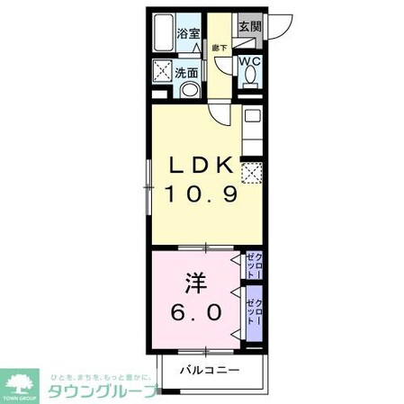 ドゥー・アヴェニールの物件間取画像